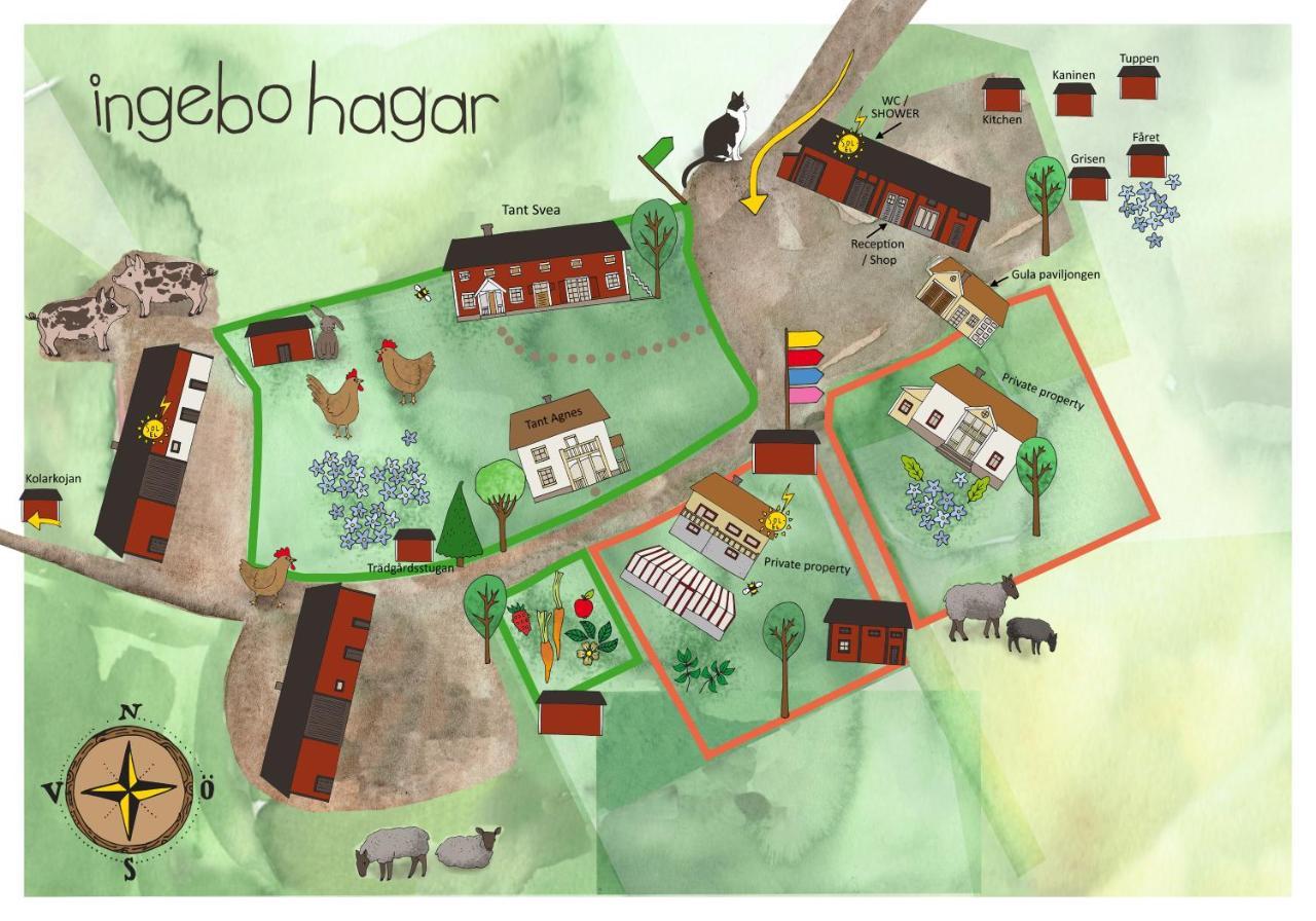 Ingebo Hagar Bondgardsboende Виммербю Экстерьер фото